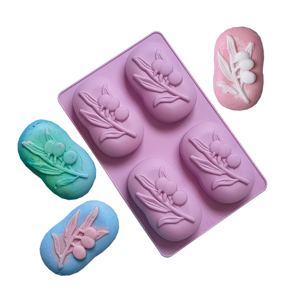 Candle Supplies Kit - Molde de sabão de silicone oval,