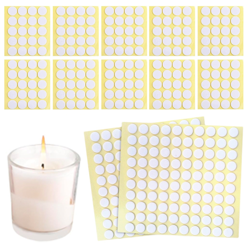 Candle Supplies Kit - 400 peças/100 peças adesivos de pavio