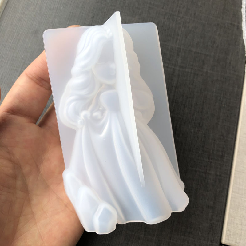 3d bonito princesa silicone ve - Candle Making Supplies Kit avaliação e preço