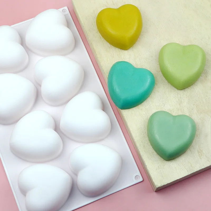 Amor coração silicone sabão mo - Candle Supplies Kit avaliação e preço