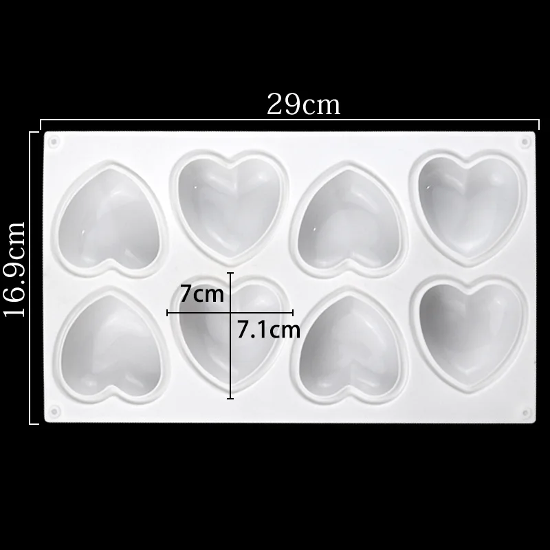 Amor coração silicone sabão mo - Candle Supplies Kit avaliação e preço