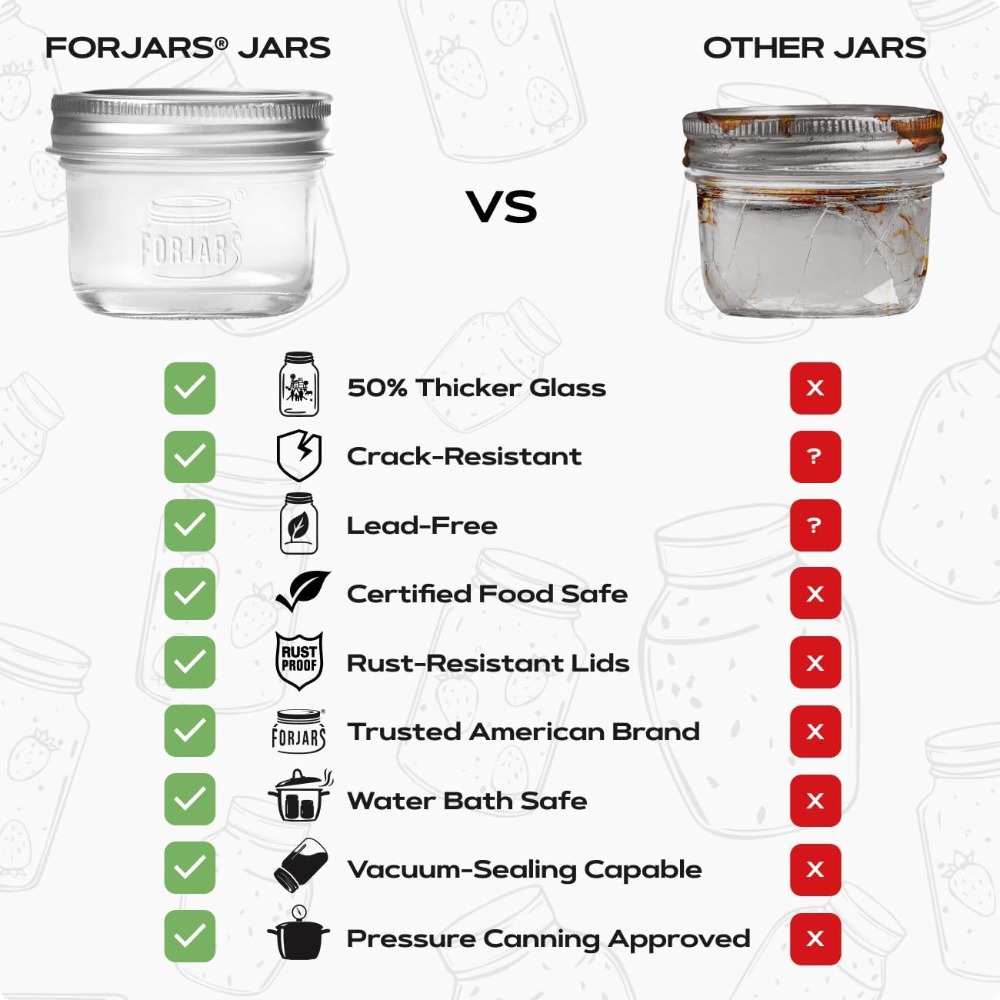 Frascos Mason Premium de 8oz c - Mason Jar 8Oz avaliação e preço