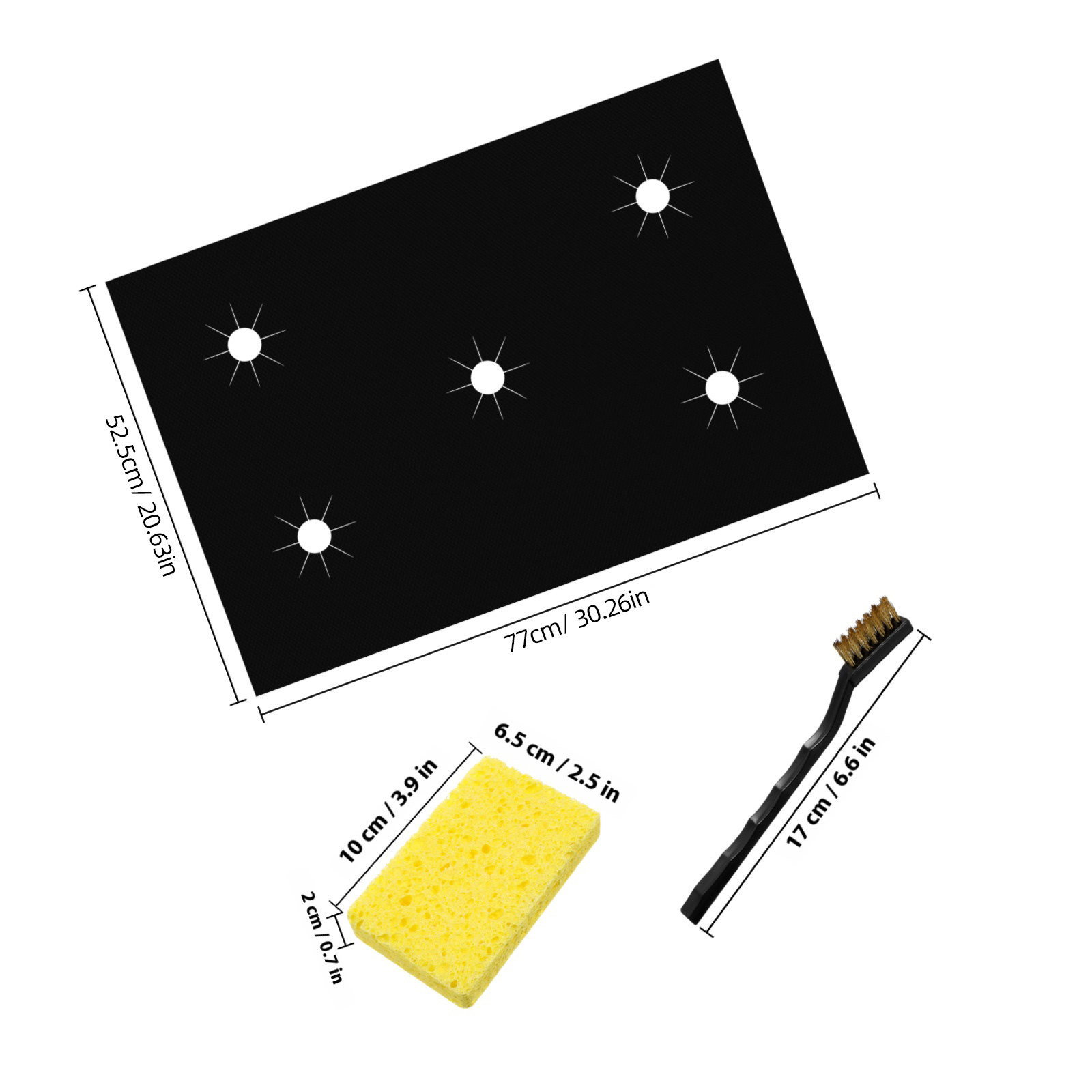 Conjunto de Protetores de Fogã - Heat Resistant Mat avaliação e preço