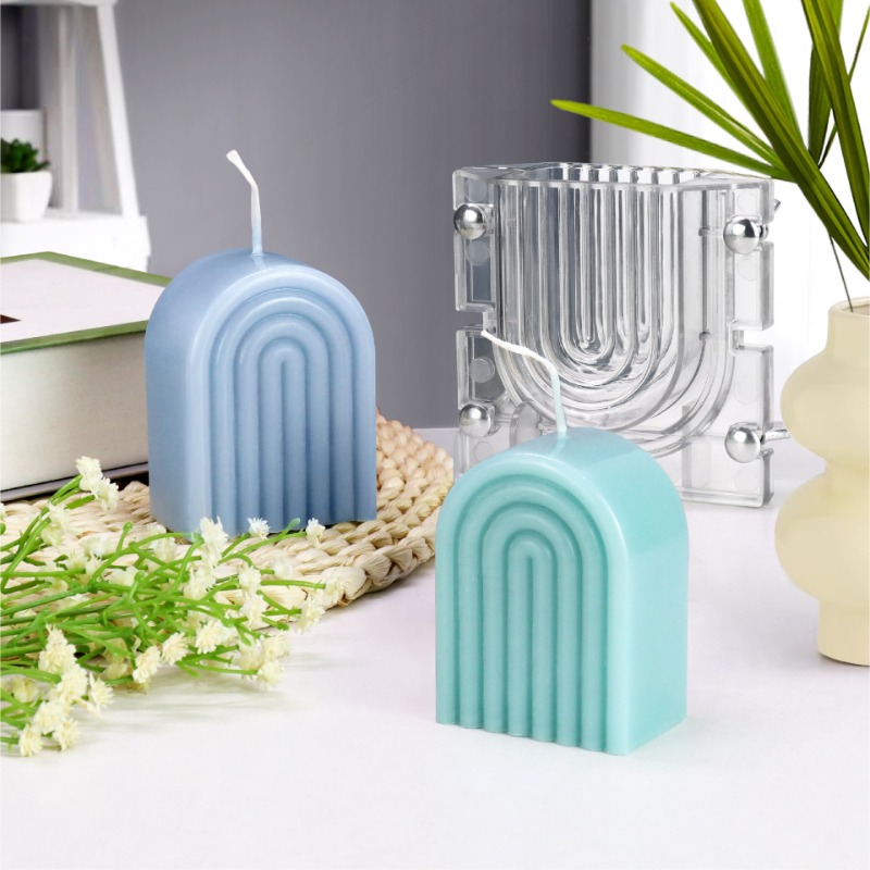 Molde de vela arco listrado di - Candle Supplies Kit avaliação e preço