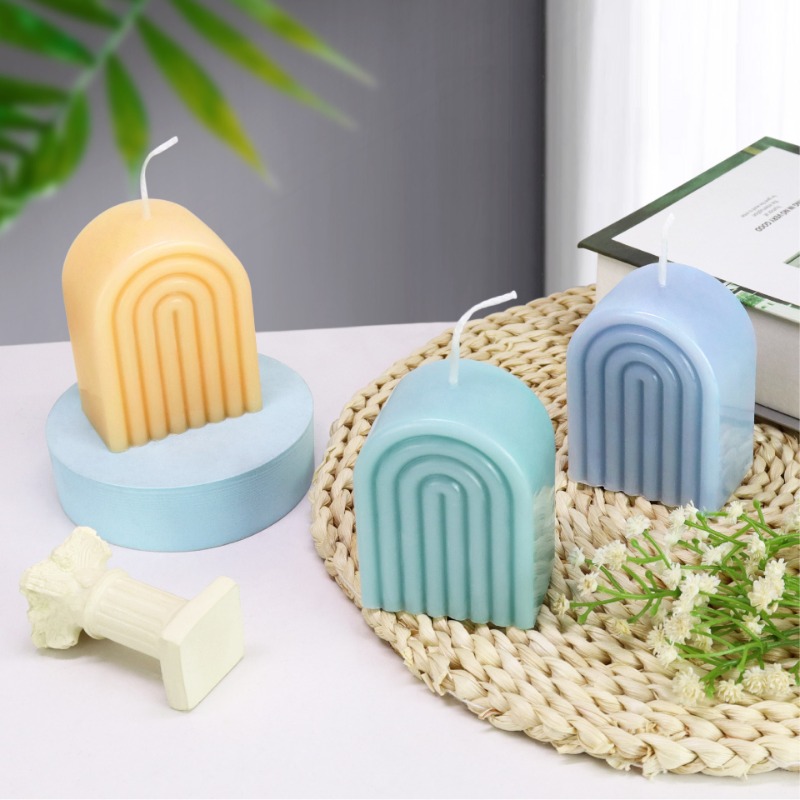 Molde de vela arco listrado di - Candle Supplies Kit avaliação e preço