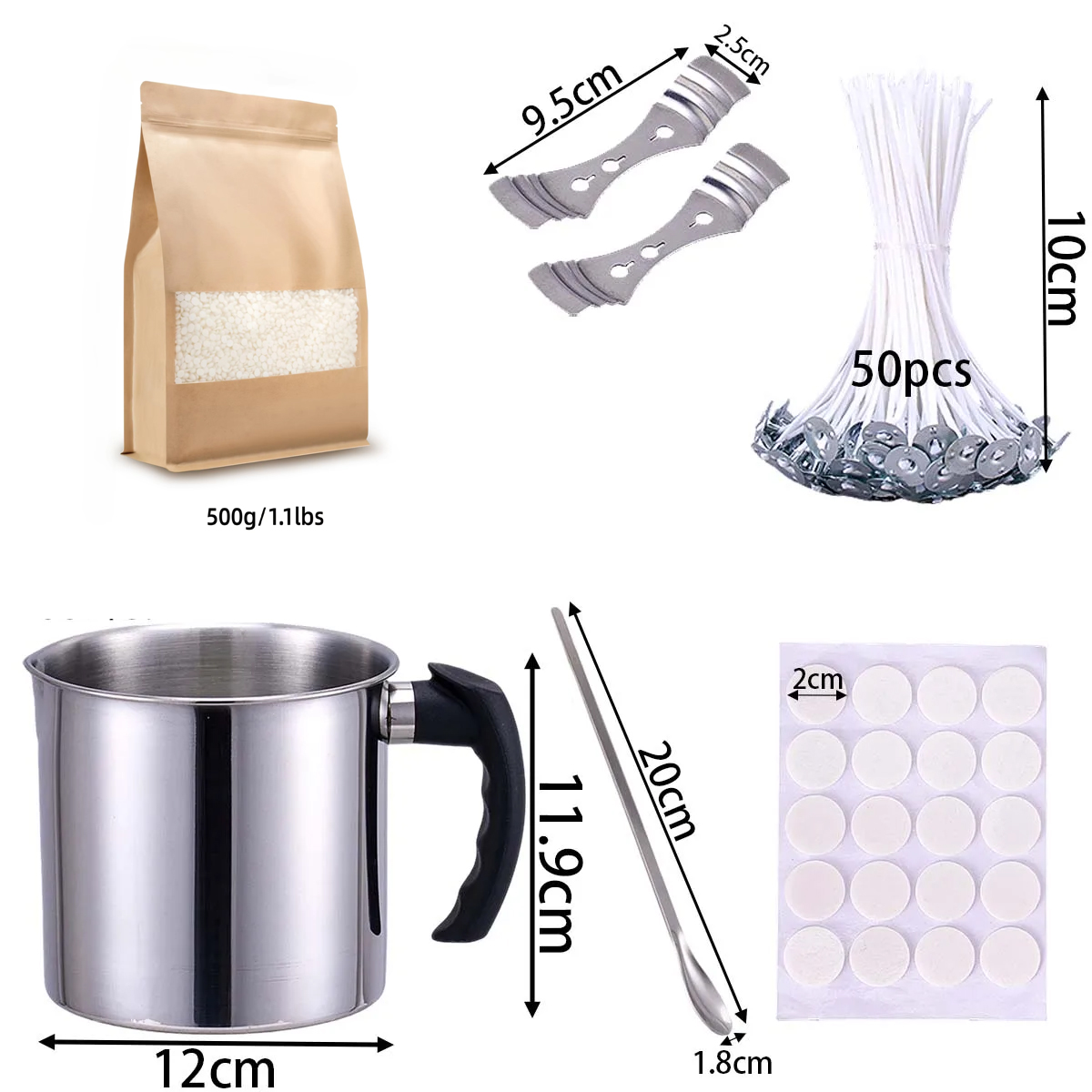 Kit de Ferramentas para Fazer  - Candle Supplies Kit avaliação e preço